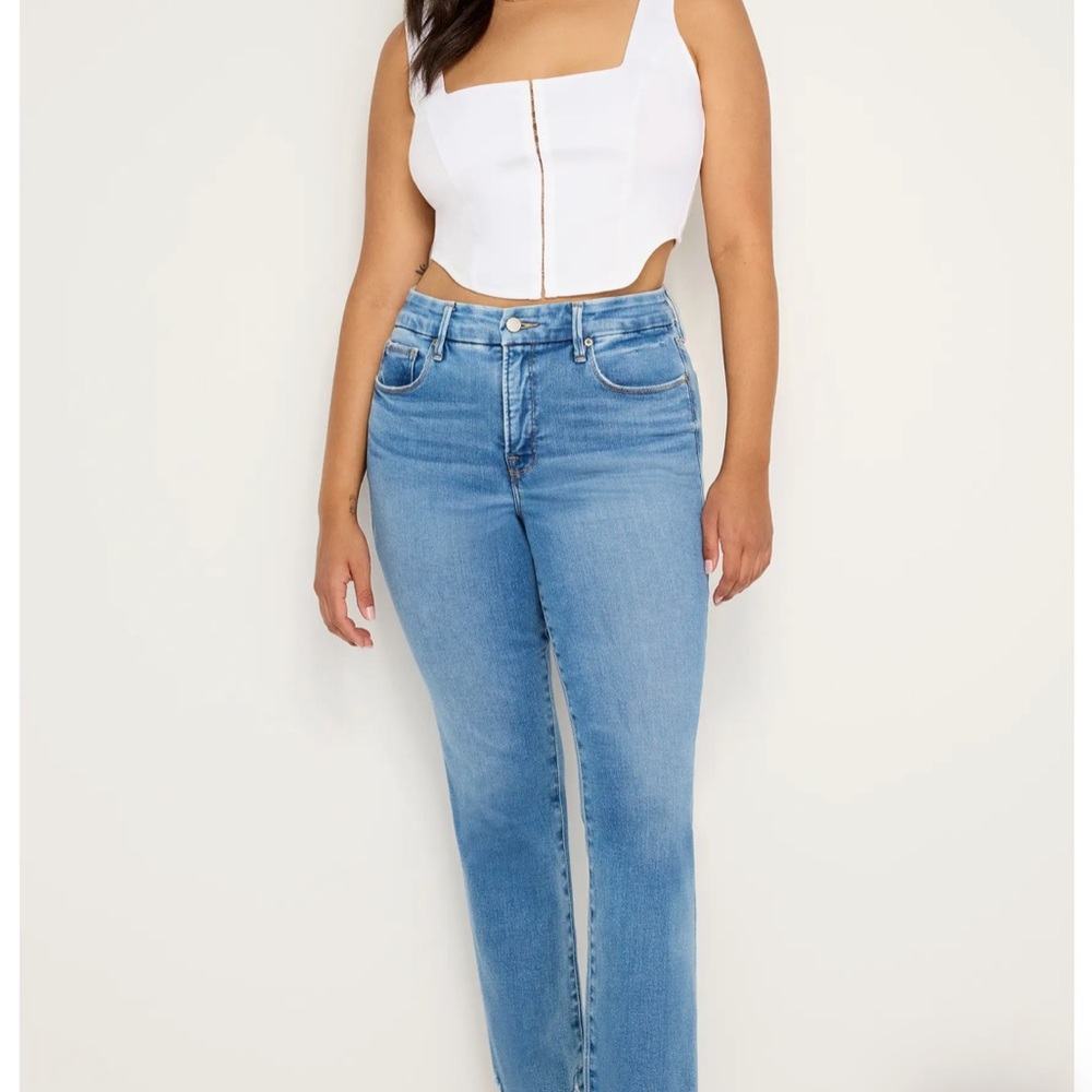 Good American White Poplin Corset - Picture 8 of 15